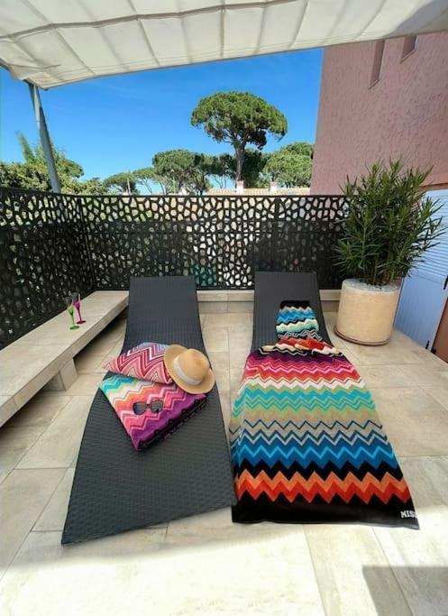 Studio Climatise, Terrasse, Parking Prive, 50M De La Plage Saint Tropez Exteriér fotografie